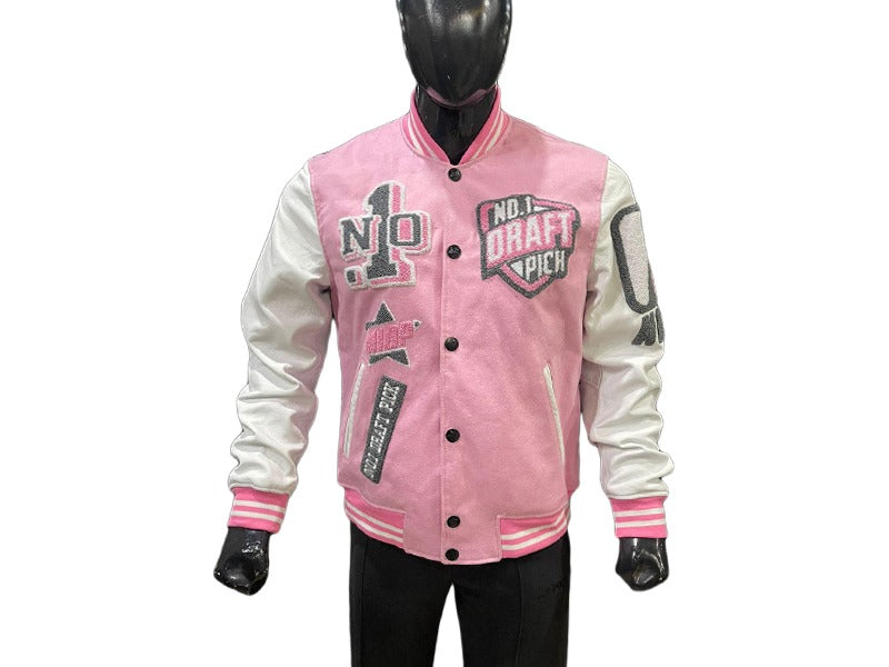 N1DPVSJ-4000-N1DP VARSITY (EASTER WALK PINK/WHITE) WOOL BODY N1DPVSJ-4000-N1DP VARSITY (EASTER WALK PINK/WHITE) WOOL BODY