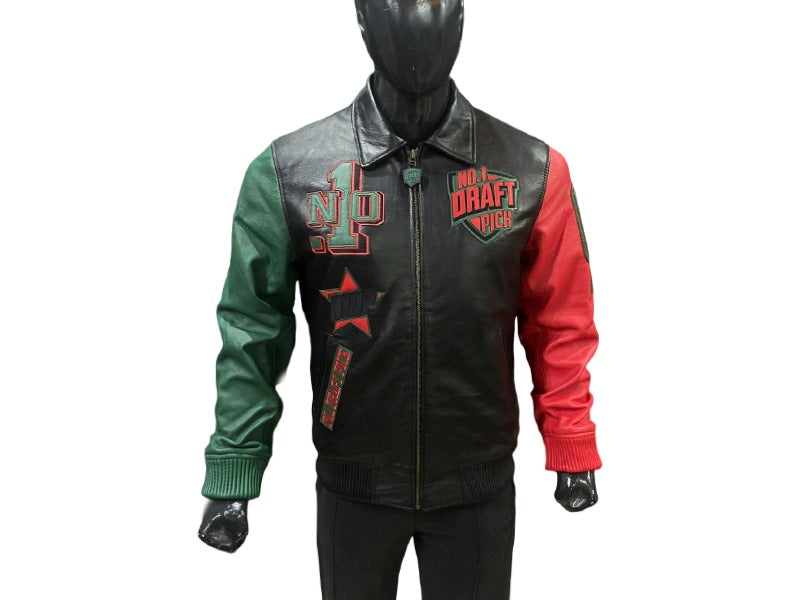 N1DPLJ-5000- N1DP LEATHER JACKET (GDLU BLACK/BLACK)