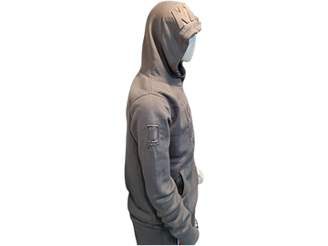 N1DP EMBOSS HOODY & JOGGER SET-DARK GREY