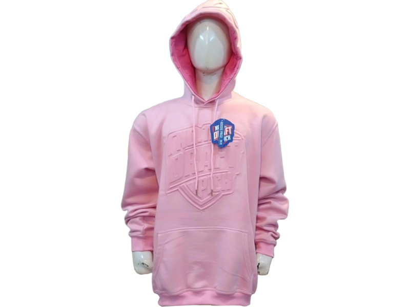 PINK EMBOSS HOODY