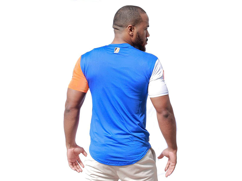 Men's Concepts Sport Blue/Orange New York Knicks T-Shirt & Shorts